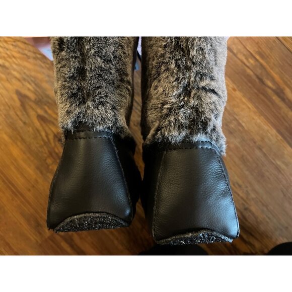 Juicy Couture mukluk faux fur moccasin boots y2k Vintage Size 10 US New In Box - Picture 2 of 9